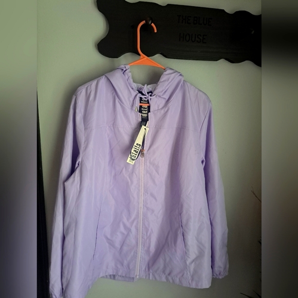 INTL d.e.t.a.i.l.s Raincoats & Windbreaker - Raincoats with Hood, Jacket Sz XL - Picture 8 of 13